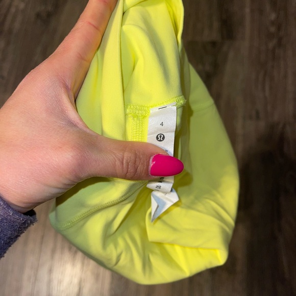 Lululemon Align pants in highlighter yellow - Picture 2 of 4